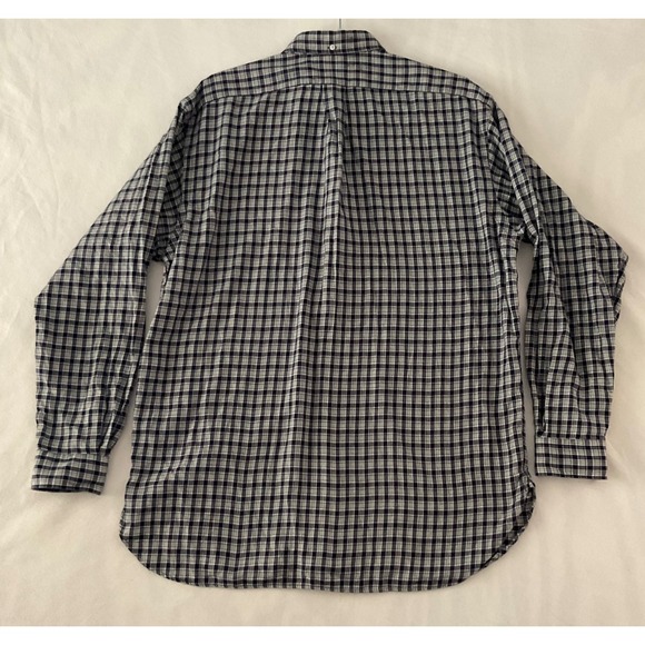 Ralph Lauren Checkered Button Down Shirt Long Sleeve Cotton Casual Size L - Picture 7 of 7